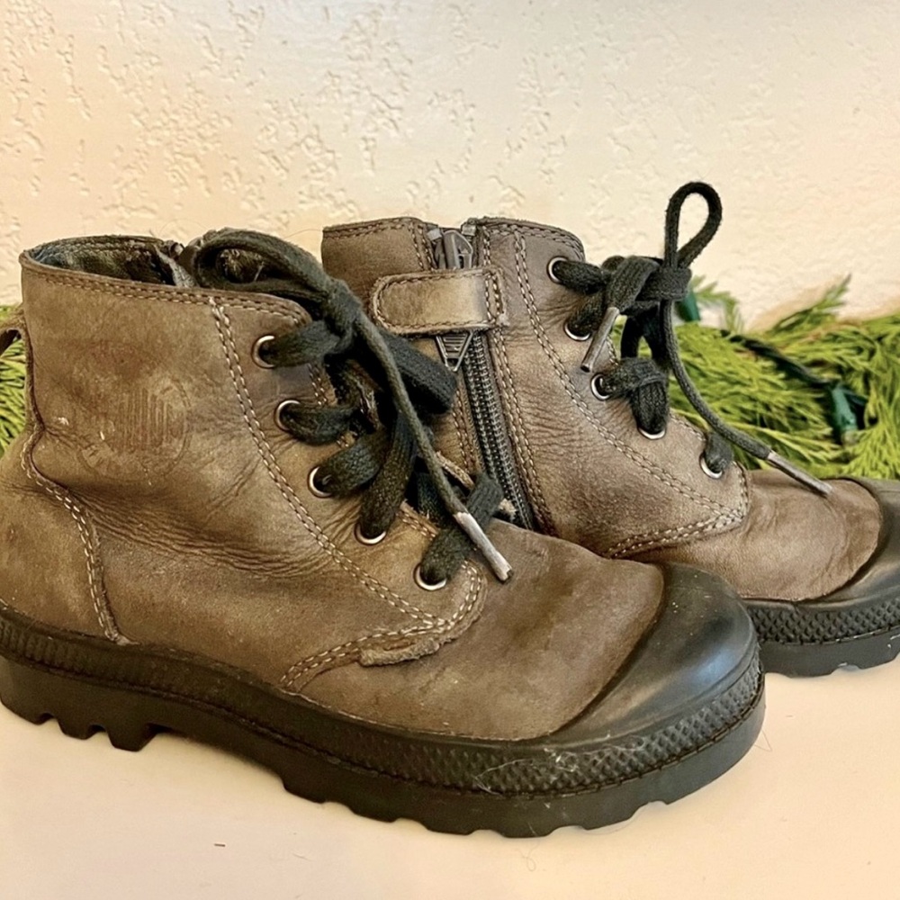 Palladium Kids Leather Boots